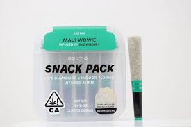 SNACK PACK THCA INFUSED MINIS 5PK JOINTS / MAUI WOWIE - SATIVA